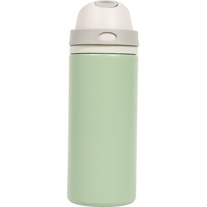 Stainless Steel Bottle with 2-Way Lid and Straw