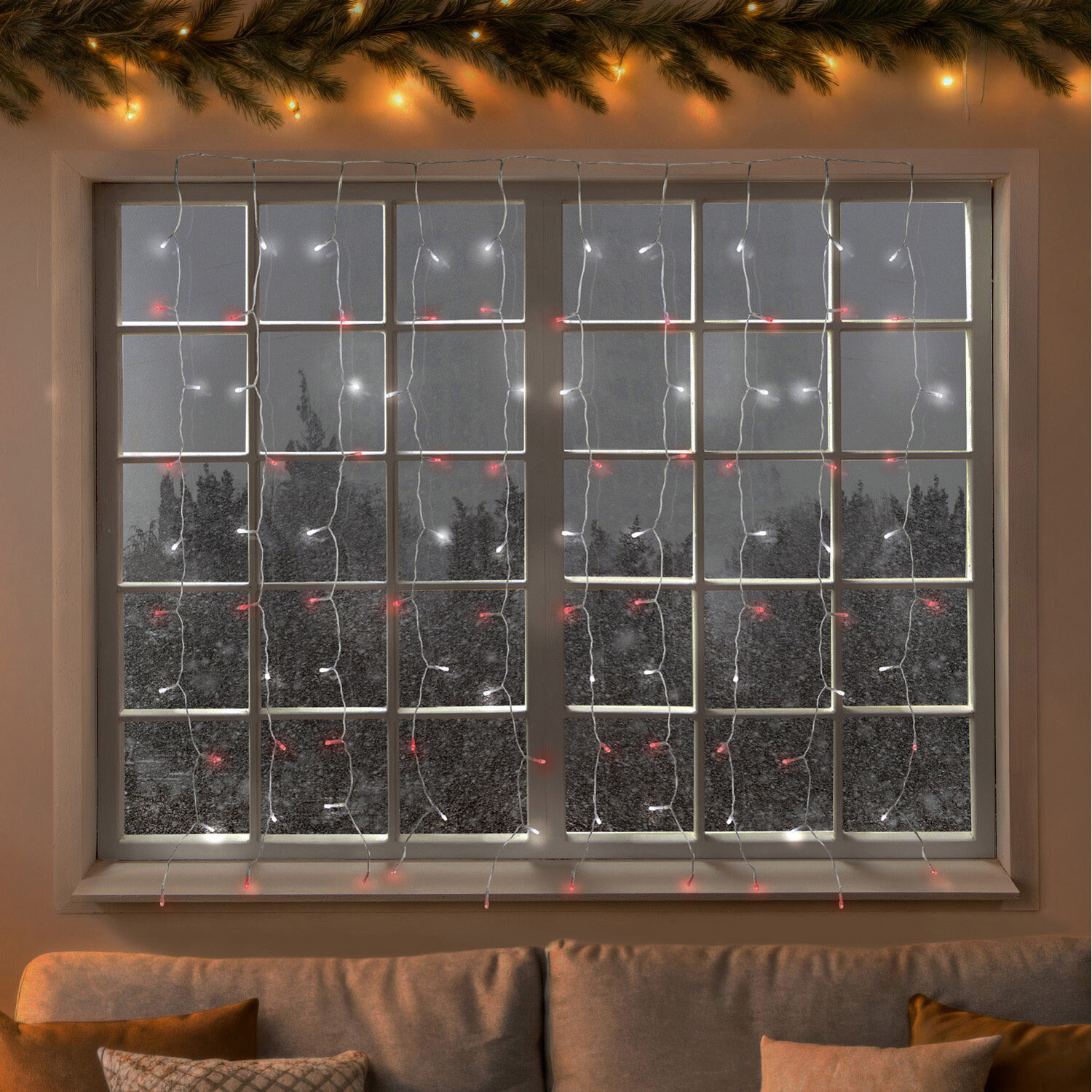 100 LED Christmas Curtain Light
