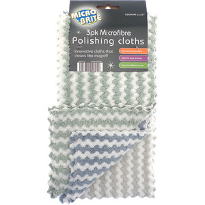 Pack of 3 Polishing Cloths