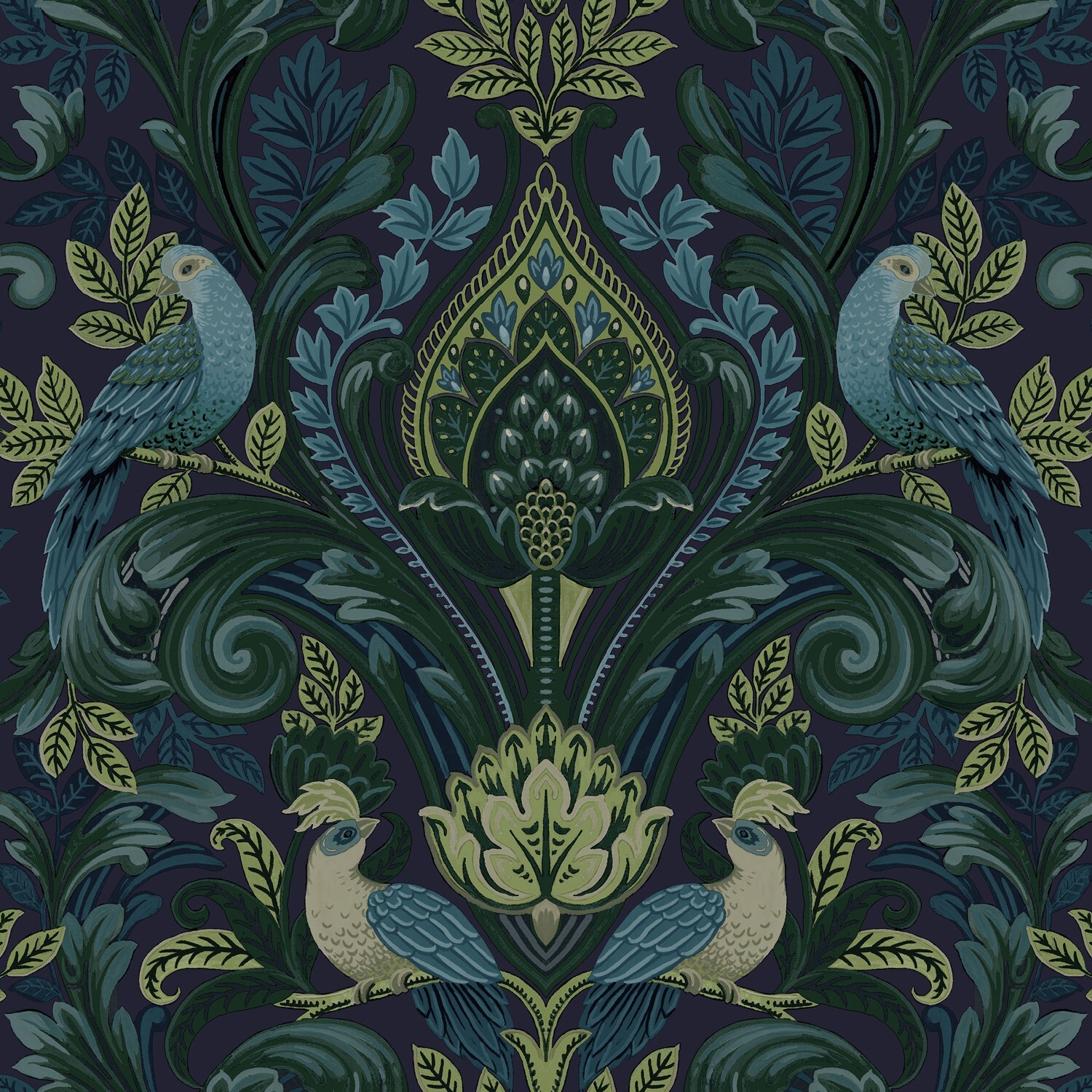 Grandeco Peacock - Blue & Green - Image 5