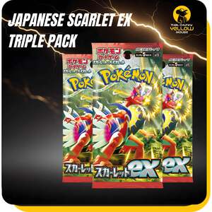 Pack of 3 Japanese Scarlet & Violet Base Set Booster Bundle