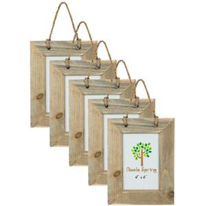 Rustic Hearts Hanging Photo Frames - 6 x 4