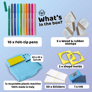 Stitch Sticker Machine by Multiprint  Kids Craft & Stationery Set