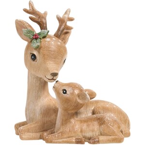 Mother and Baby Reindeer Ornament