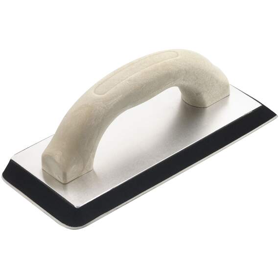 R.S.T. Tile Grouter Float 9 x 4in non-mark white surface, double hang handle