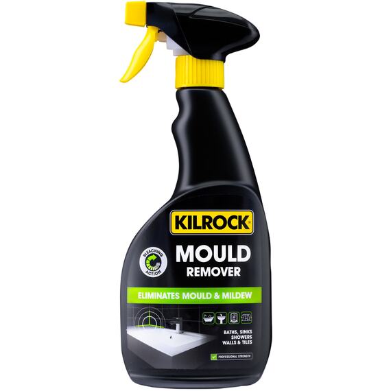 Kilrock Black Range mould remover spray 500ml for tiles, grout and silicone