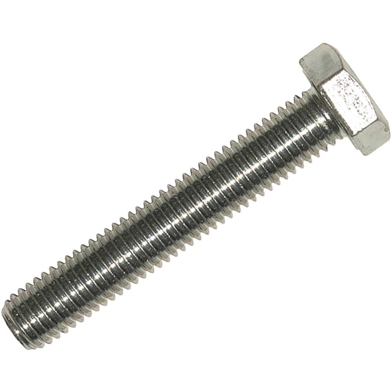 Metalmate® M8 x 100mm set screws, high tensile grade 8.8, zinc plated (box of 100)