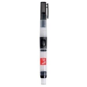 Caran d'Ache Water Brush Large Tip - Black water container brush for watercolour