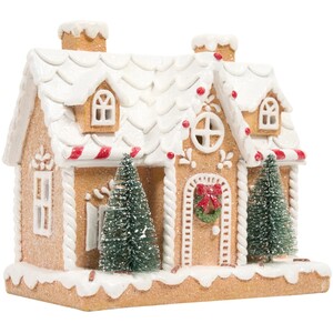 Light Up Gingerbread House Decoration