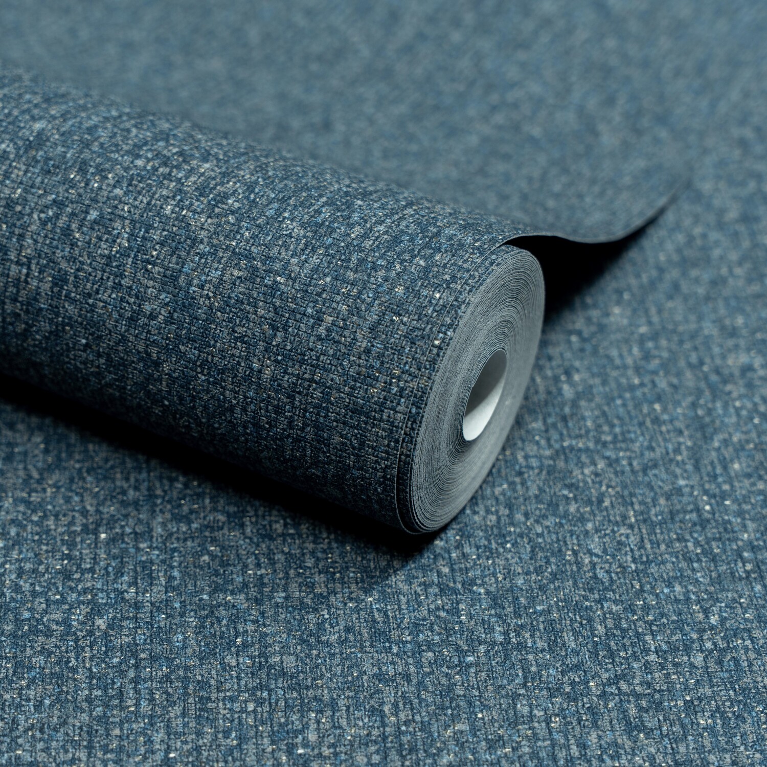Grandeco Blue Boutique Monroy Semi Plain Effect Luxury Weight Embossed Wallpaper, Teal - Image 2