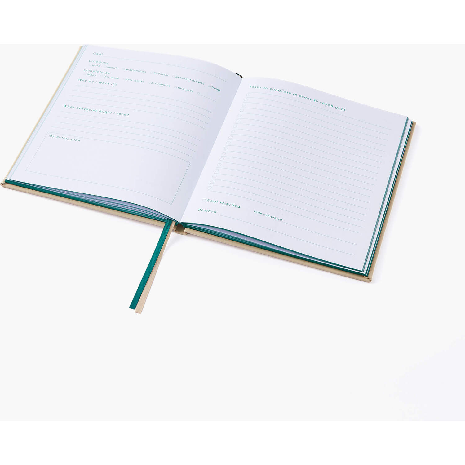 Myga Goals Journal - Beige