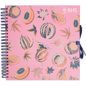 RHS Wiro Bound Hardback Scrapbook, 40 Pages, White Paper, Multicoloured, 12