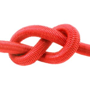 Red Bungee Cord - 20 m / 65 ft of 5 mm Bungee Rope, Shock Cord, Bungee Strap, Elastic Rope