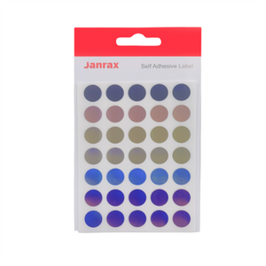 Pack of 70 Holographic 13mm Self-Adhesive Round Labels