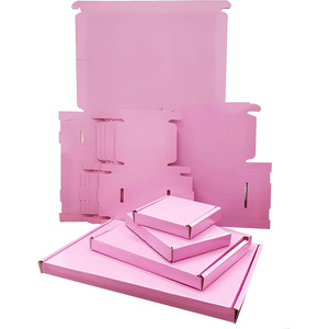 50 Pink C4 Die Cut Postal Boxes 325 x 227 x 20mm