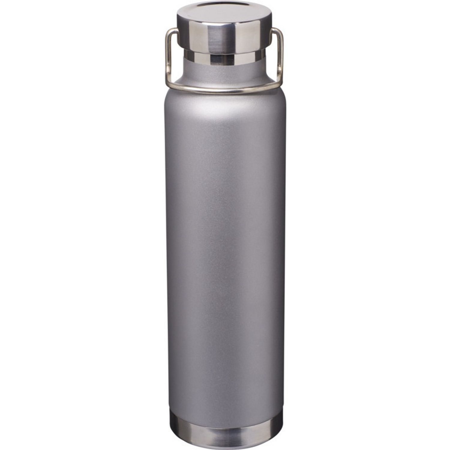 Floso Thor Recycled Stainless Steel 650Ml Insulated Water Bottle - Grey