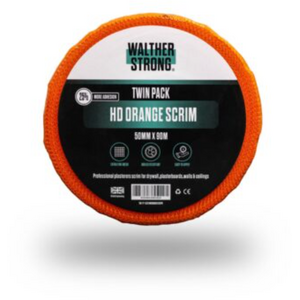 WALTHER STRONG HD ORANGE SCRIM - TWIN PACK 50MM X 90M
