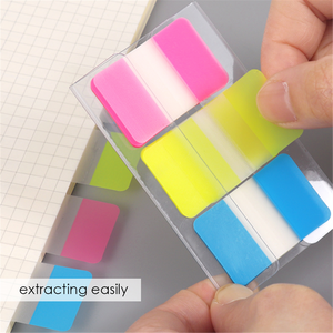 Pack of 45 PET Sticky Index Page Markers 25 x 38mm