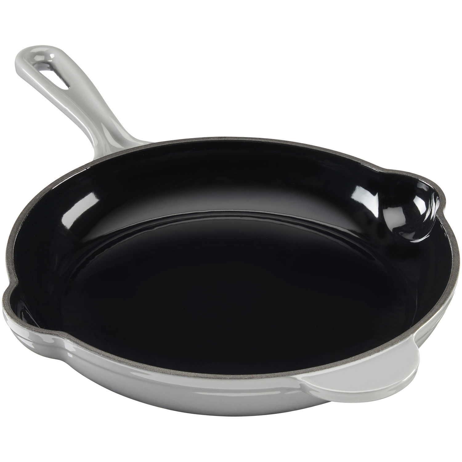 Cooks Professional Unisex Grey 26Cm Cast Iron Frying Pan With Enamel Interior In - Image 2
