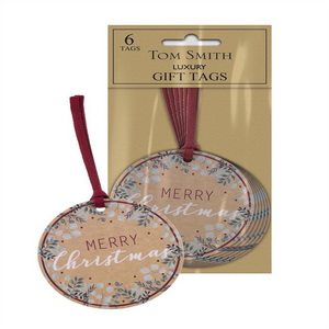 Pack of 30 Natural Wonderland Design Christmas Luxury Gift Tags