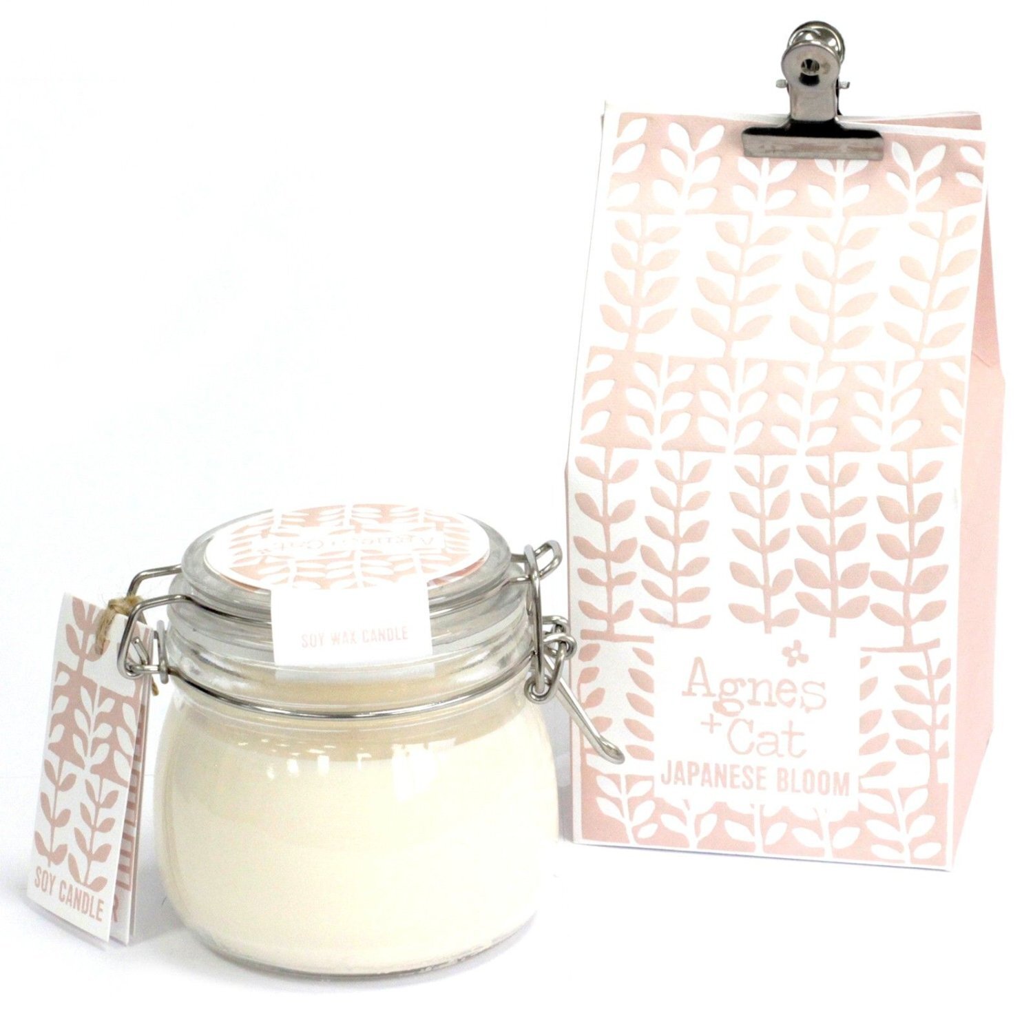  - Agnes And Cat Japanese Bloom Soy Wax Jar Candle - Image 3