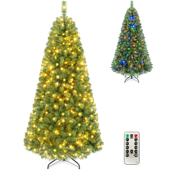 6 FT Artificial Christmas Tree Xmas Tree with Full Branch Tips