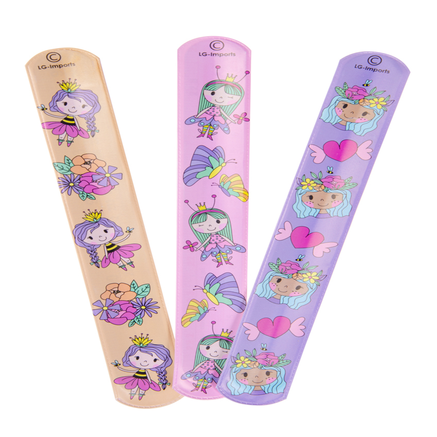 Single Princess Snap Bracelet - Wristband Fancy Birthday Party Bag Fillers - Image 2