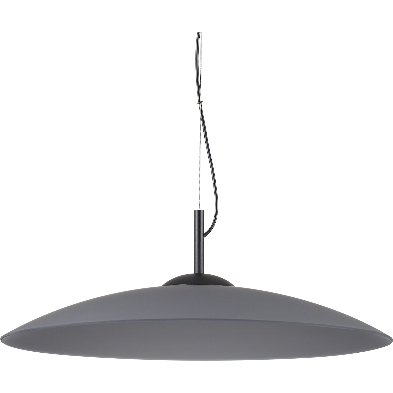 Ideal Lux Lighting Eclipse Pendant Light Black - Black
