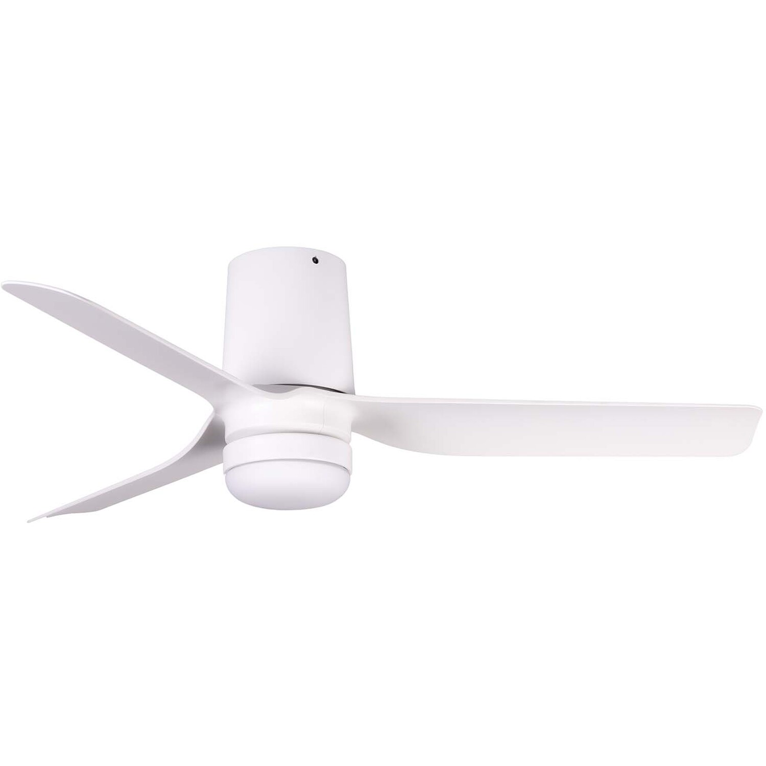 B&Q - Luminosa Mini Punt Tub 90Cm Smart Led Ceiling Fan Matt White Cct - Image 2