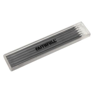 Faithfull Black Pencil Marking Refill Pack, 6 Piece