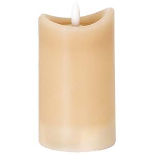 Natural Glow 2.75x5 Taupe Melted LED Candle