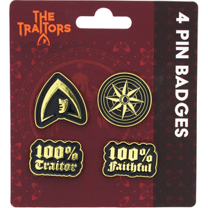 The Traitors Pin Badges
