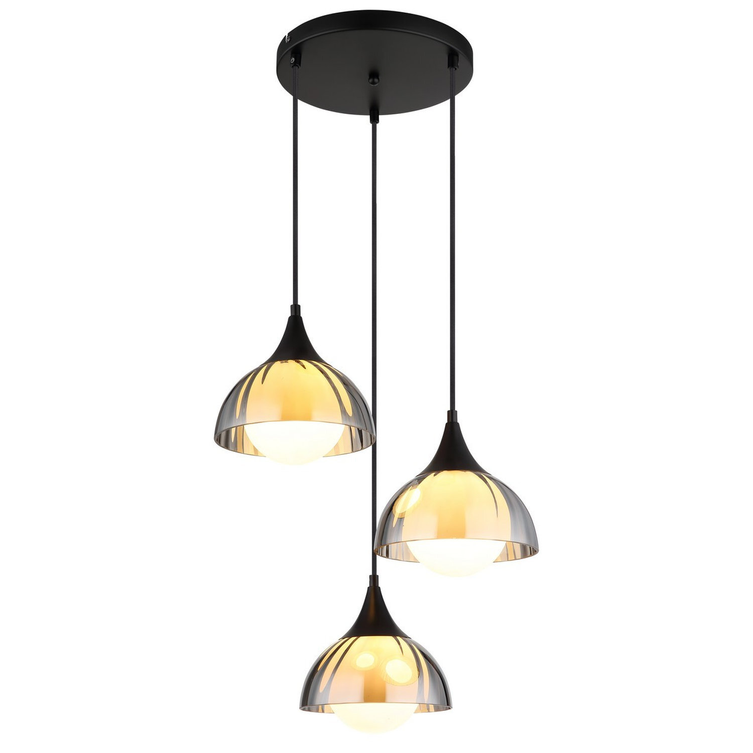 Globo Lighting Pendant Light Black