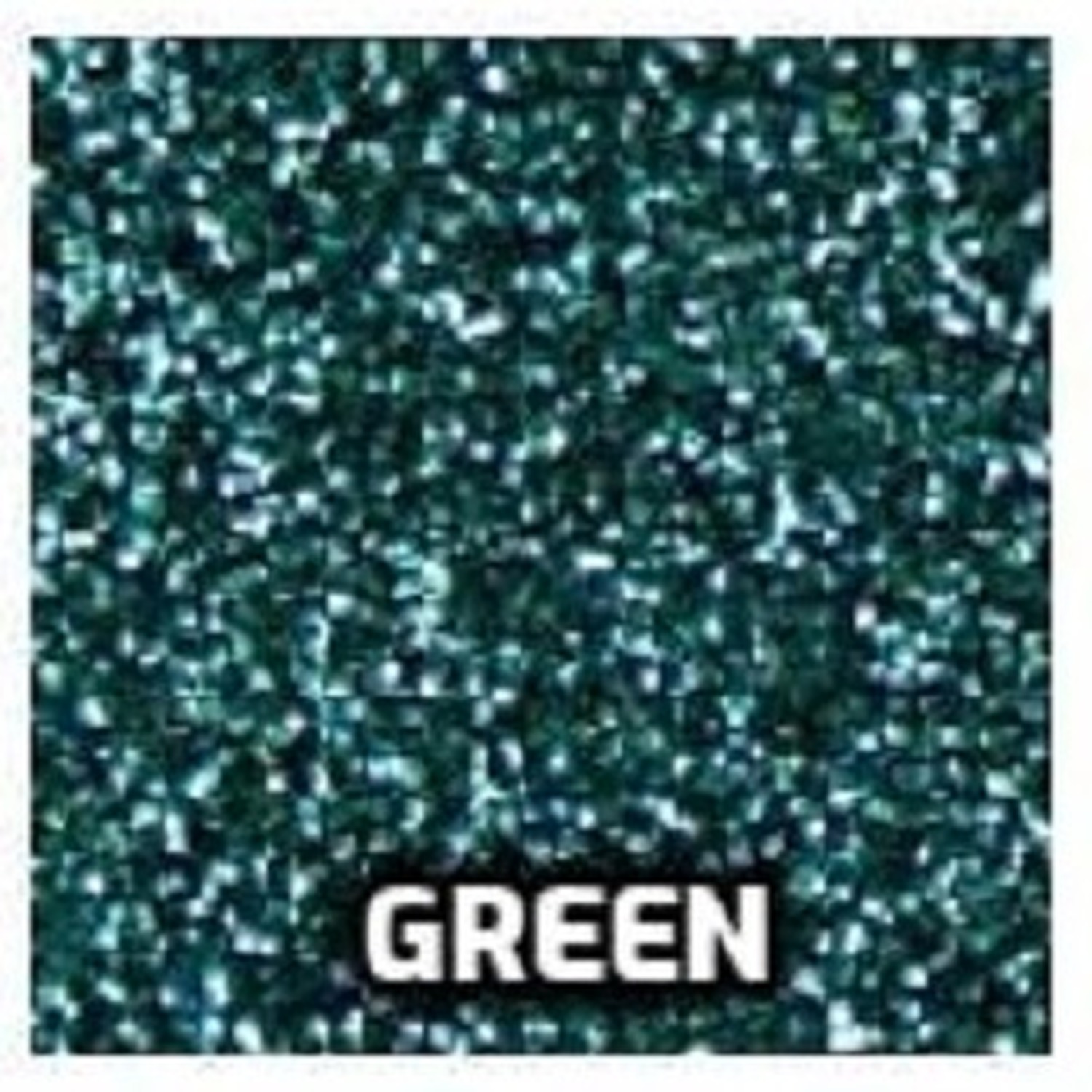 Glitter Borzoi Christmas Decoration - Green