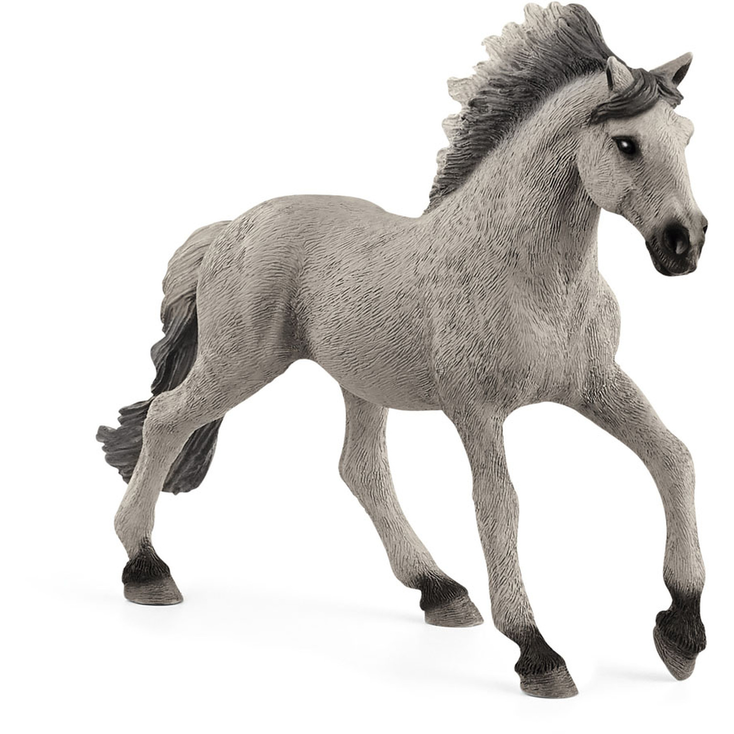 SCHLEICH Farm World Sorraia Mustang Stallion Toy Figure - Black