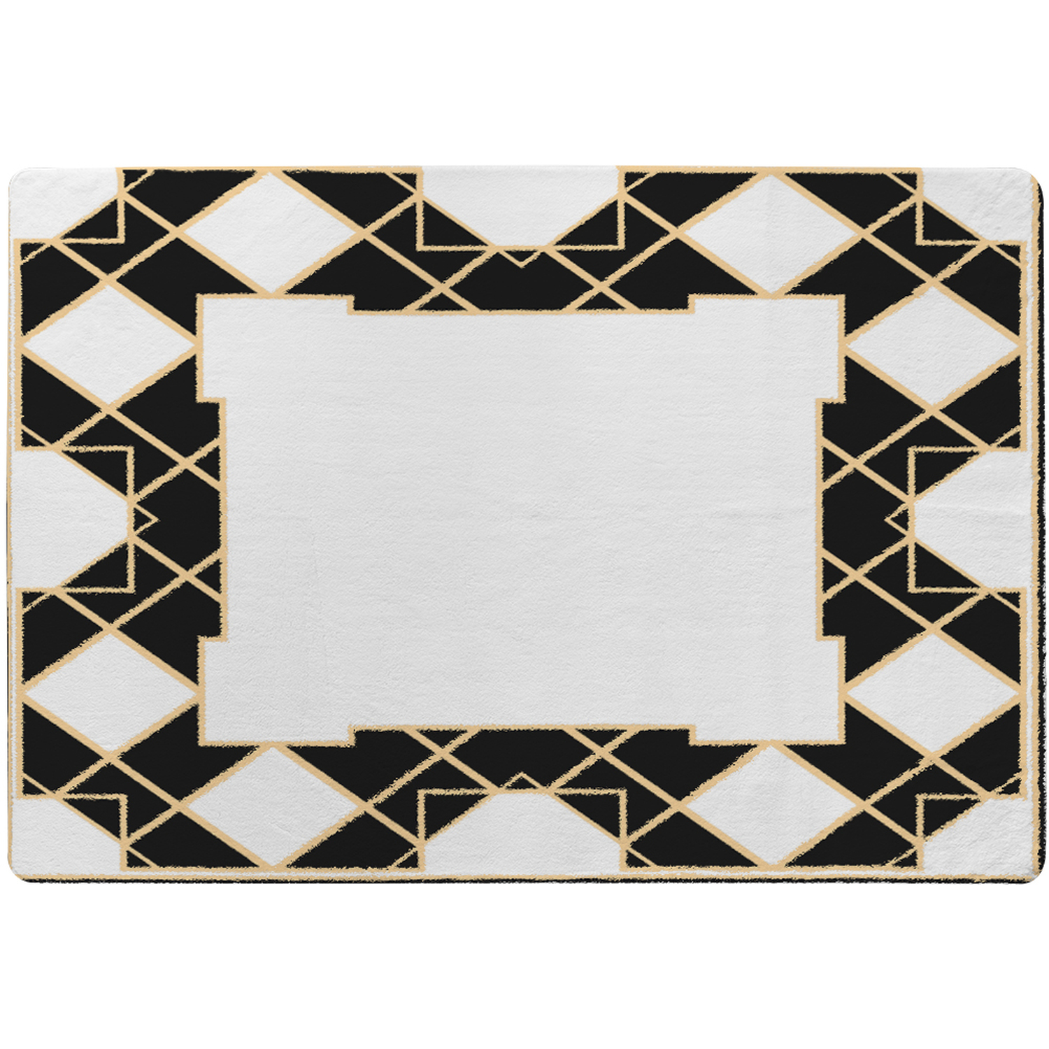 Deco Border Rugs Art Deco Diamond Border Designer Rug