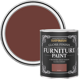 Rust-Oleum Gloss Furniture Paint Fire Brick