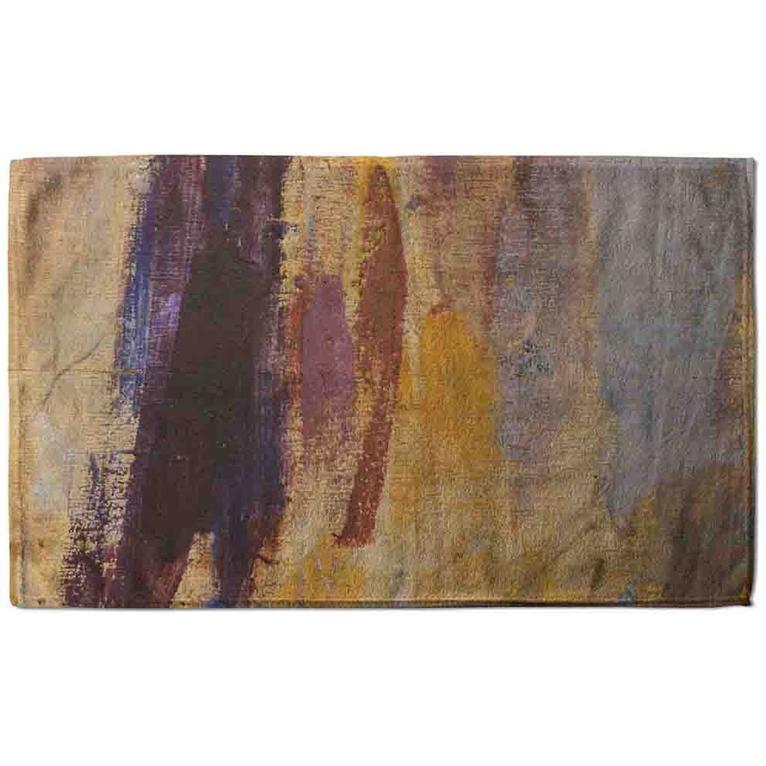 Abstract Grunged Paint Stylish KitchenTowel - Orange
