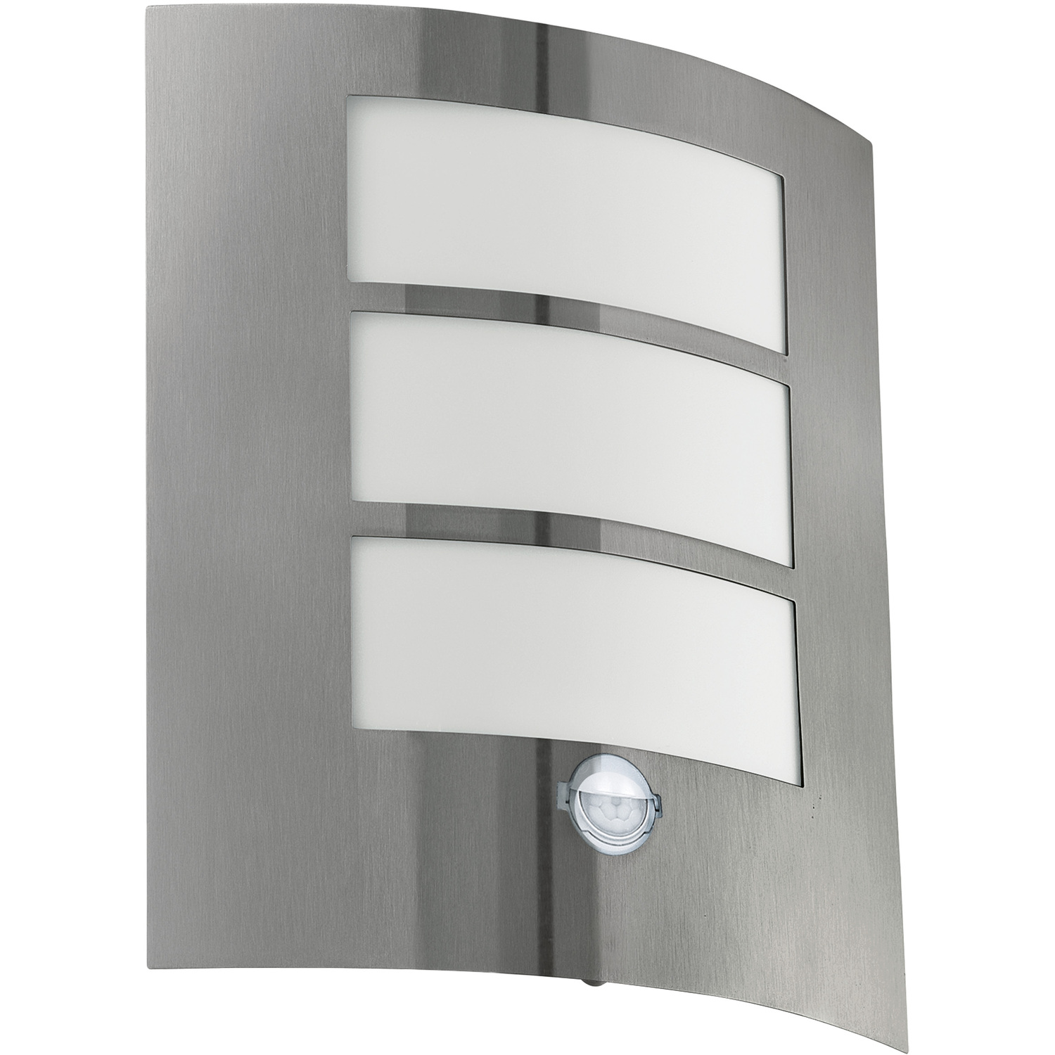 Eglo City Stainless Steel Wall Light - Silver