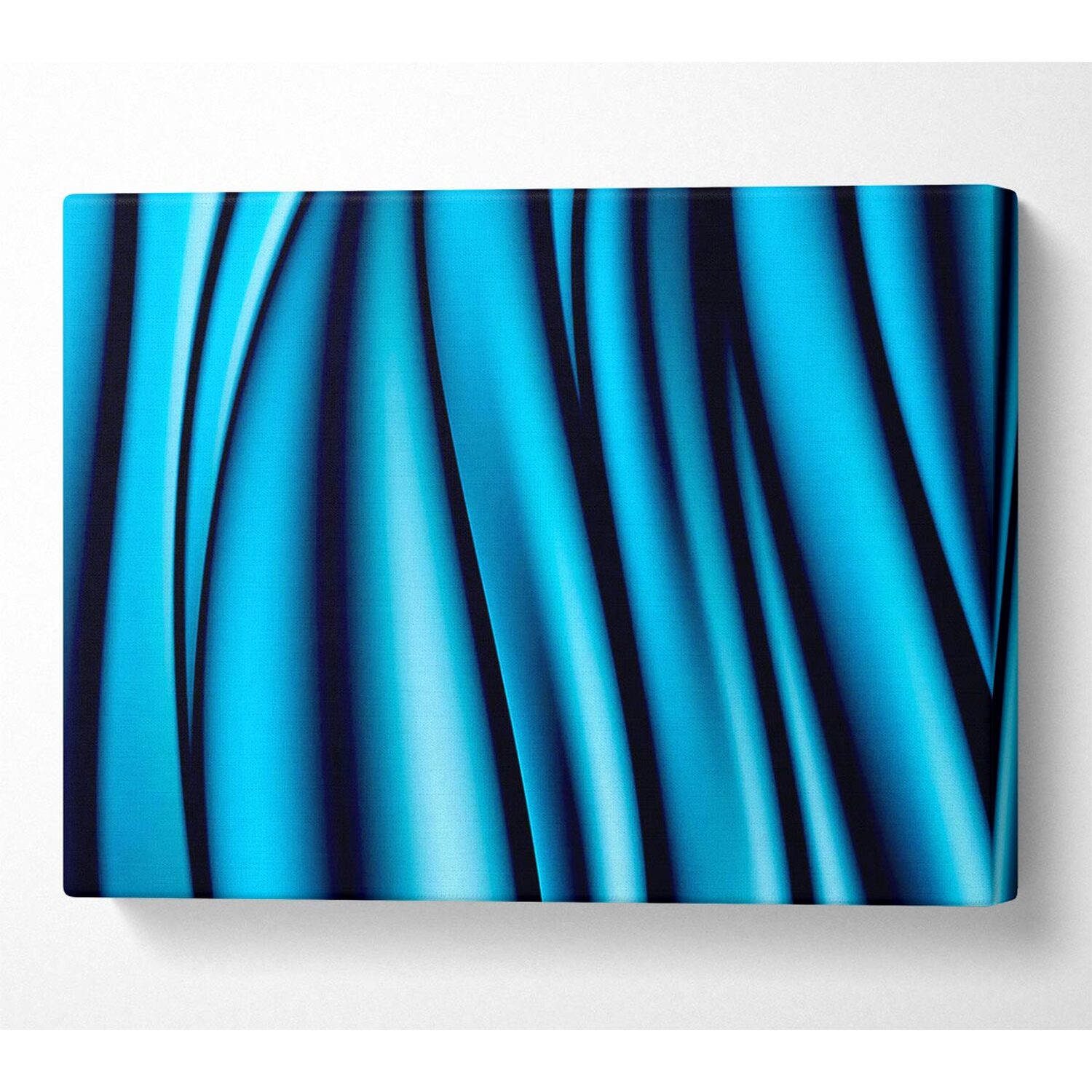 Wallart-Direct - Blue Ice Sculptor Canvas Print Wall Art - Yellow / 101.6cm thumbnail
