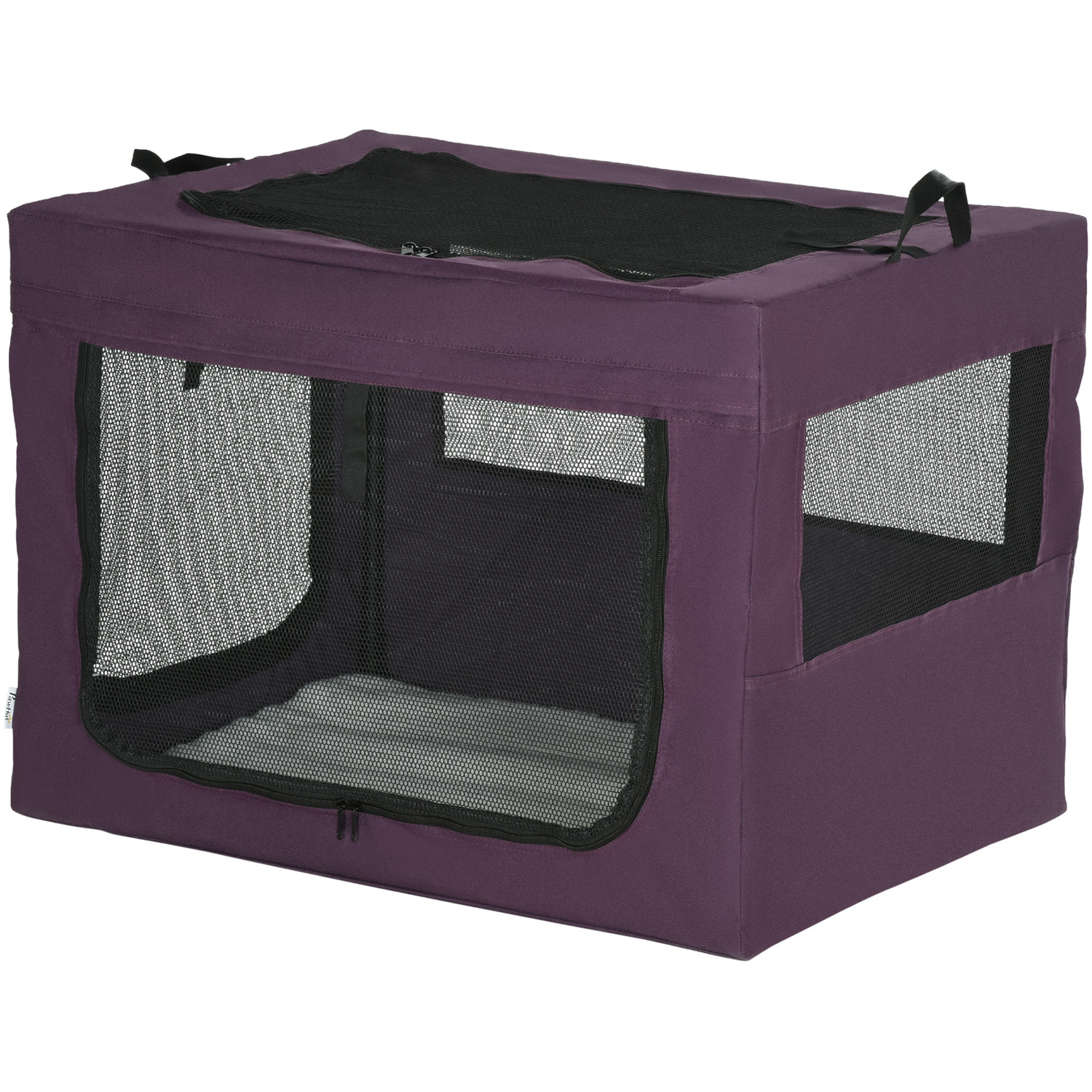 B&Q - 80Cm Soft Side Pet Carrier W/ CushionFor Medium DogsPurple - Image 9