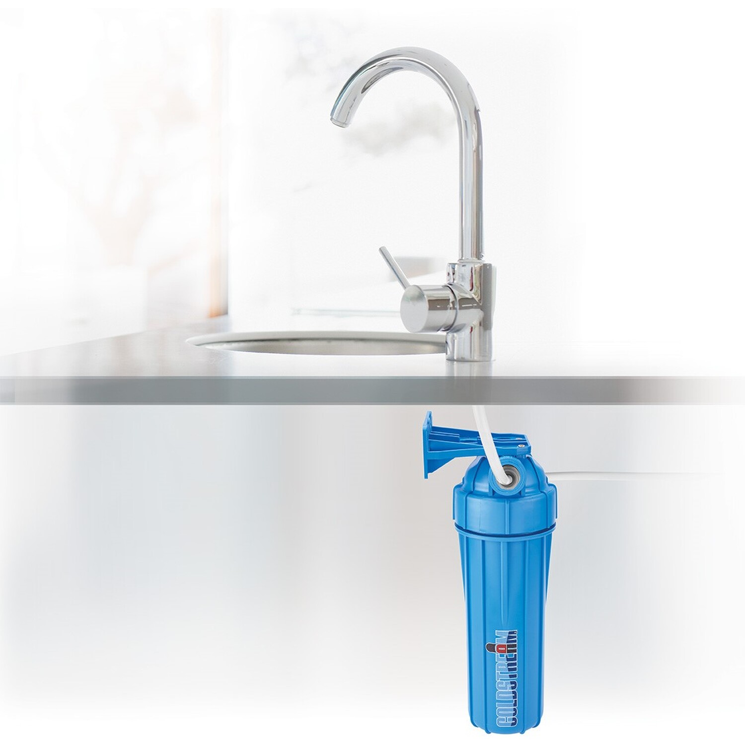 Image of Coldstream Water Filters - Blue / Blue plastic MAX Under Counter System