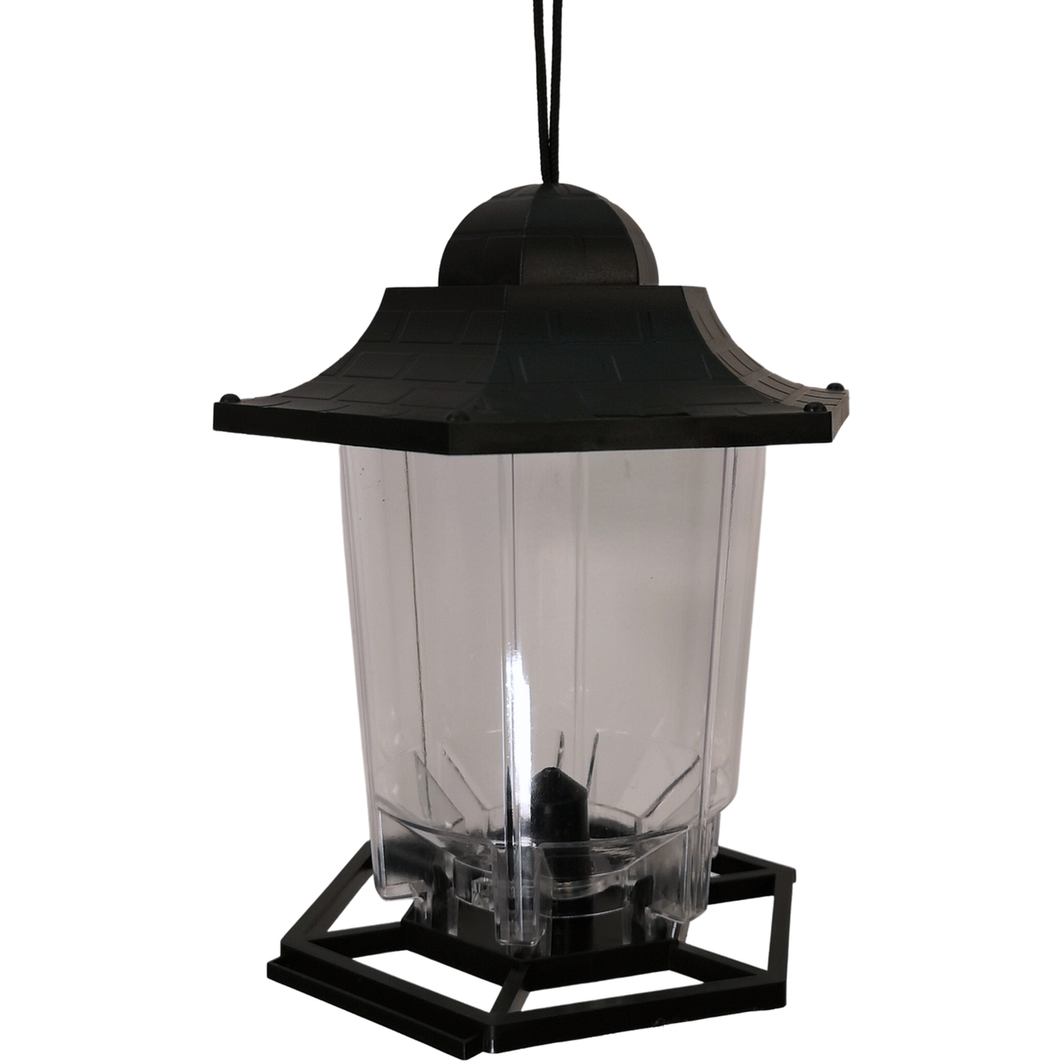 Image of Black Lantern Seed Feeder Garden Wild&hellip;