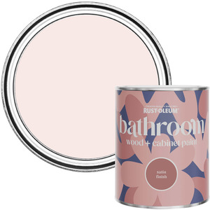 Rust-Oleum Bathroom Wood  Cabinet Paint in Satin Finish - China Rose 750ml