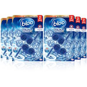 Bloo Toilet Rim Blocks Colour Active Bleach for Long-Lasting Freshness