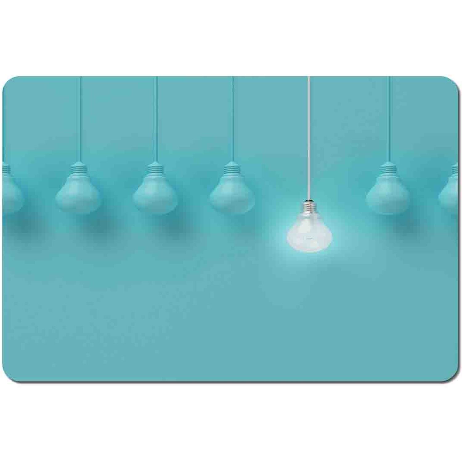 Image of Blue Bulbs Placemat Set - Blue