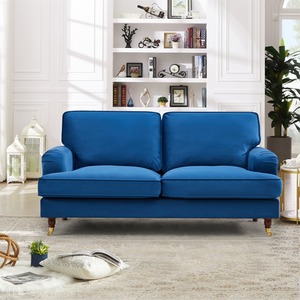 Woodbury 158cm Wide 2 Seat Velvet Fabric Sofa