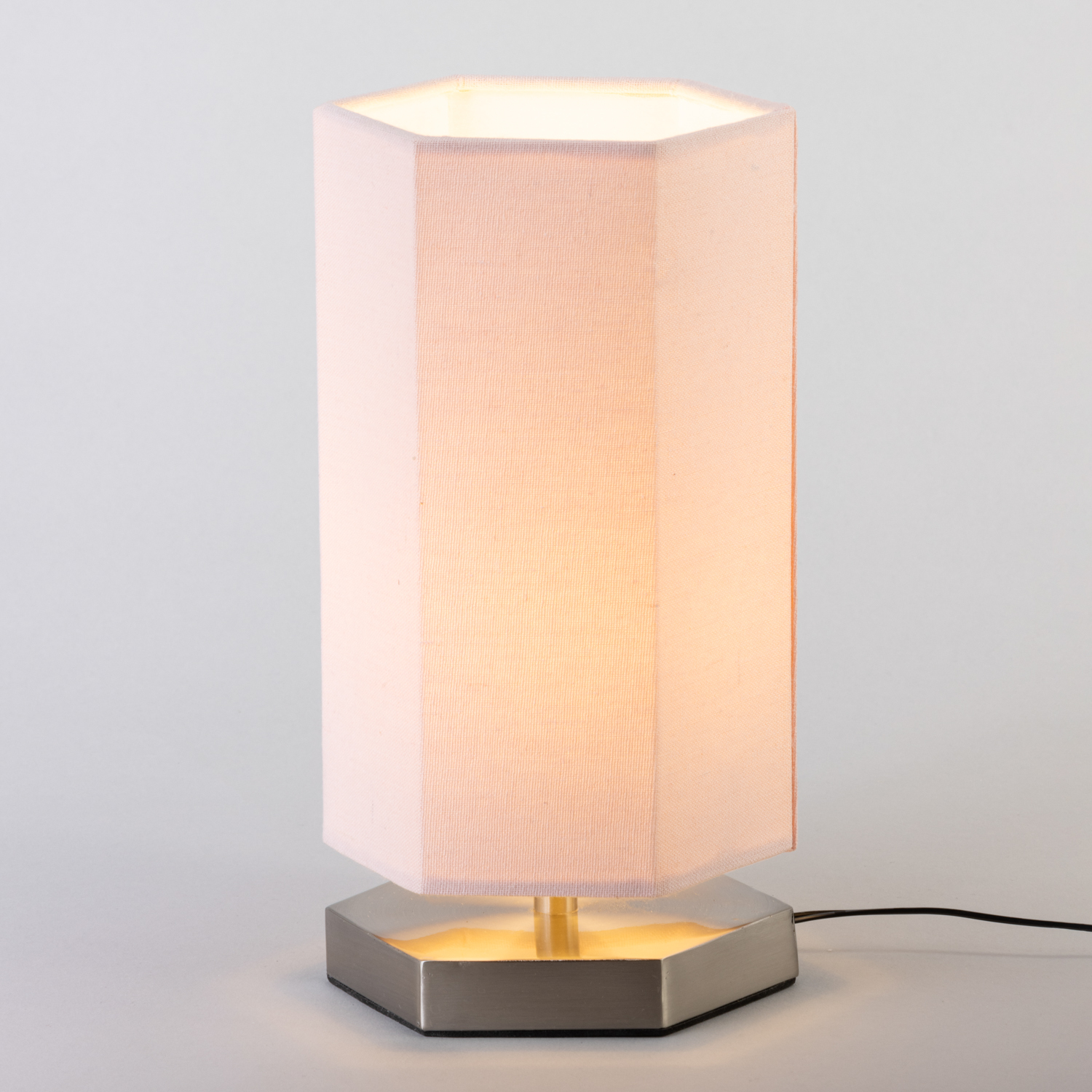 Glow Hexagon Table Lamp - Pink