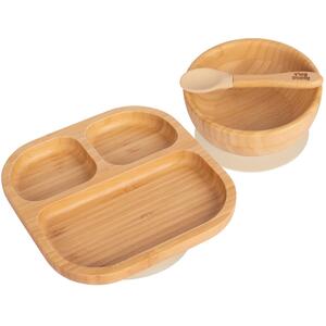 Children's Bamboo Suction Dinner Set