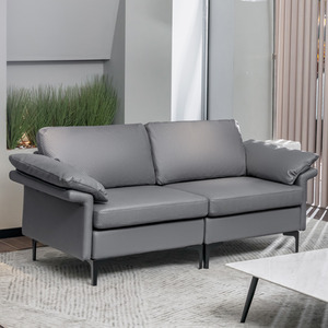 2-Seat Sectional Sofa Couch
